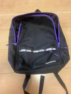 JENNI LOVE 黒と紫のリュック