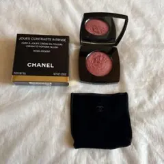 再値下げ☆CHANELジュコントゥラストアンタンスローズアルダン(チークカラー)