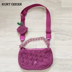 KURT GEIGER】ショルダーバック ハンドバック 2way チャーム付 - メルカリ