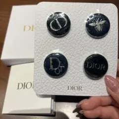 Dior ロゴ入りピンバッジ ノベルティ 新品