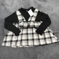 新品 重ね着風 長袖カットソー