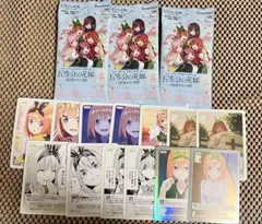 五等分の花嫁 カードゲーム 進み続ける日常 中野四葉 まとめ売り からパック付き