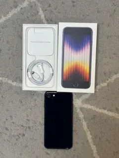 iPhone SE 第３世代　美品　89% ミッドナイト128G
