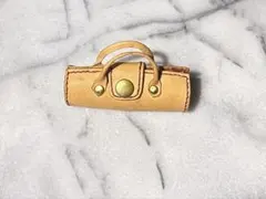 ナチュラルレザー 印鑑バッグ