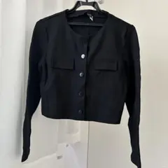 H &Mノーカラージャケット