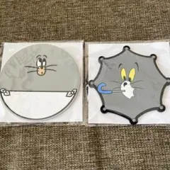 匿名送料込新品★ハッピーくじ　トムとジェリーくじ　D賞ラバーコースター2種セット