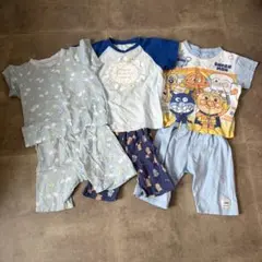 男の子 夏パジャマ 90 3点セット アンパンマン 半袖 保育園 お泊まり