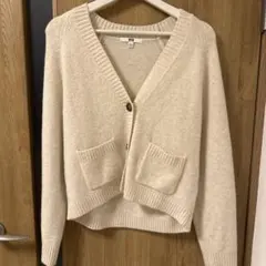UNIQLO スフレヤーンショートカーディガン