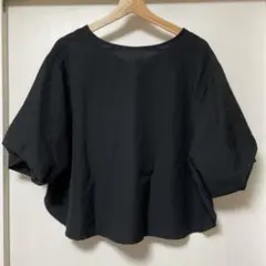 ⭐︎袖WVネック2WAYプルオーバー　カスタネのサムネイル