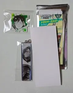 ヒロアカ　原画展　飯田　メタルキーホルダー　アクリルパズル