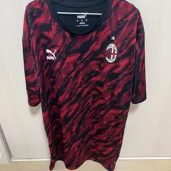 PUMA ACミラン シャツ Mサイズ 赤黒