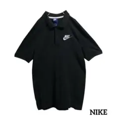 NIKEナイキ半袖ポロシャツボーダー柄スウォッシュ刺繍ロゴマーク人気