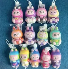 13点セット　ラブブスクイーズ　キーホルダー　プニプニ　柔らかい　マスコット　B