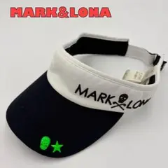 MARK＆LONA／マークアンドロナ】ゴルフ サンバイザー ドクロスタッズ