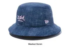 美品 X-girl × NEW ERA バケットハット デニム コラボ M/L