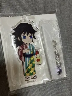 鬼滅の刃　冨岡義勇　ローソン　極厚アクキー