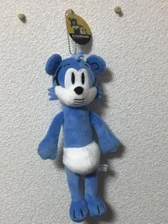 KUSOMEGANE なかまたちぬいぐるみ クソメガネ 青 約17cm