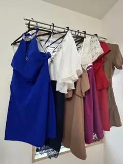 【ゆみ様専用】【DAZZY】大きいサイズドレス6着セット➕カーディガン