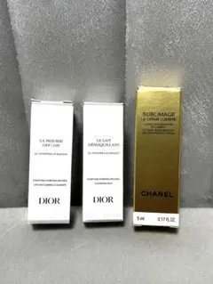 シャネル ディオール スキン化粧品サンプルセット