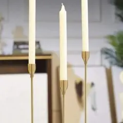 SHEIN キャンドルホルダー3本セットとキャンドル6本