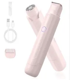 ⭐️新品⭐️ 2in1 レディースシェーバー 多機能 全身ケア ピンクのサムネイル