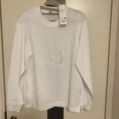 【新品未使用】UNIQLO U エアリズムコットン クルーネックTシャツ 長袖