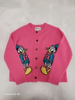 ZARA Disneyドナルドダック ニットカーディガン XLサイズ