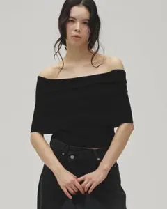 オフショルダー トップス Seamless Offshoulder Knitのサムネイル