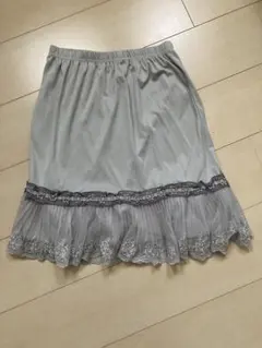 axes femme プリーツペチスカート Mサイズ グレーのサムネイル