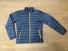 美品好配色 Patagonia パタゴニア ダウンセーター S ダークグレー＆黄のサムネイル