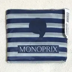 モノプリ　monoprix エコバッグ　ボーダー