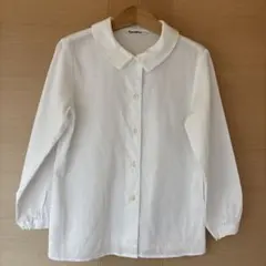 familiar ホワイト長袖シャツ