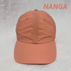 【美品】NANGA ナンガ キャップ 帽子 オレンジ　男女兼用