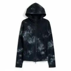 00s タイダイ ムラ染め Wジップ パーカー dark grunge y2k
