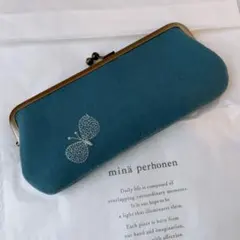 ミナペルホネン dop choucho がま口ポーチ ハンドメイド