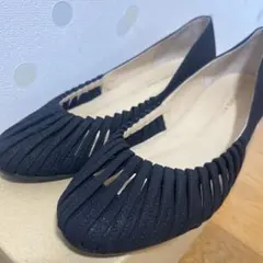 【値下げ】tsumori chisato WALK パンプス ブラック 24cmのサムネイル