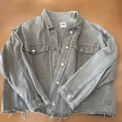 ZARA オリーブグリーンジャケット　⭐︎古着⭐︎