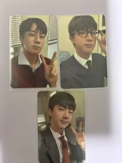 bts jin happy トレカ 3枚セット