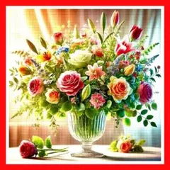 クロスステッチキット 11CT 刺繍キット 刺繍道具 刺繍花束デザイン刺繍キット