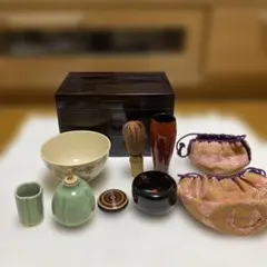 茶道具　茶箱 茶箱揃え 茶道具セットのサムネイル