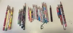 短い鉛筆25本セット 筆箱付き