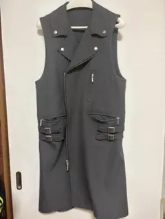 NO ID. ノースリーブライダースロングベスト ジレのサムネイル