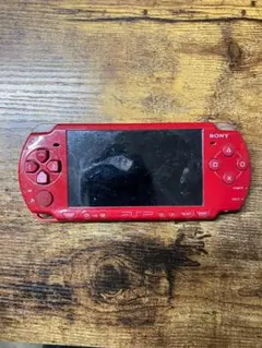 SONY PSP-2000 レッド 本体 蓋無し#w