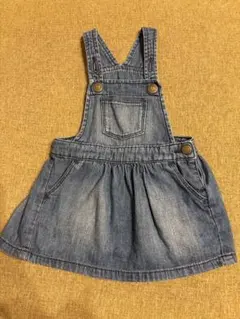 ベビー70 デニムスカート　ジャンパースカート