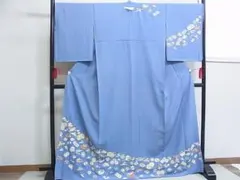 ♦︎きもの結♦︎京名門菱健謹製　桐壺　訪問着　駒刺繡　宝尽くし　金彩　正絹♦︎k