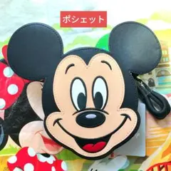 【ミッキー】　ポシェット　ディズニーストア　レトロ