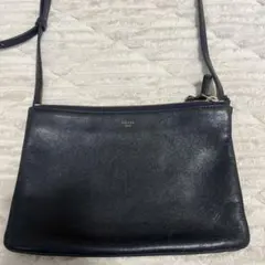 celine セリーヌ トリオ スモール　濃紺　ネイビー