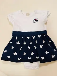 petit main ミニー ロンパース 80cm