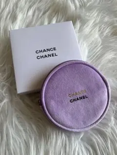 CHANEL CHANCE チャンス　ノベルティ　紫ポーチ