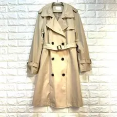 J&M DAVIDSON トレンチコート ベルト ベージュ サイズ8 コットン